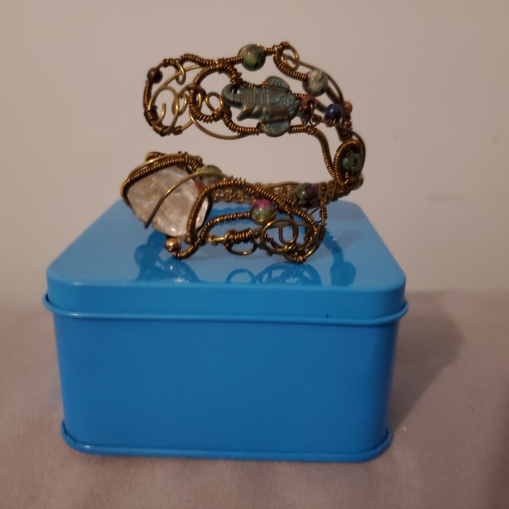 Beautiful Handcrafted Adjustable Cuff Bracelet